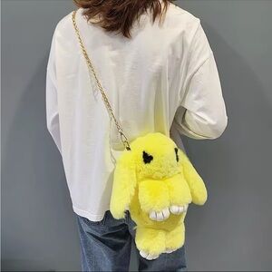 NEW Plush Rabbit Shoulder Bag Crossbody
